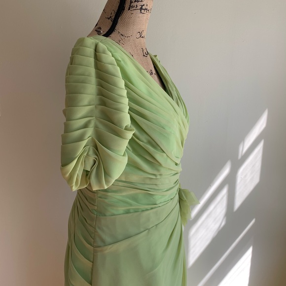 Light In The Box green gown dress size 14W - Picture 5 of 15
